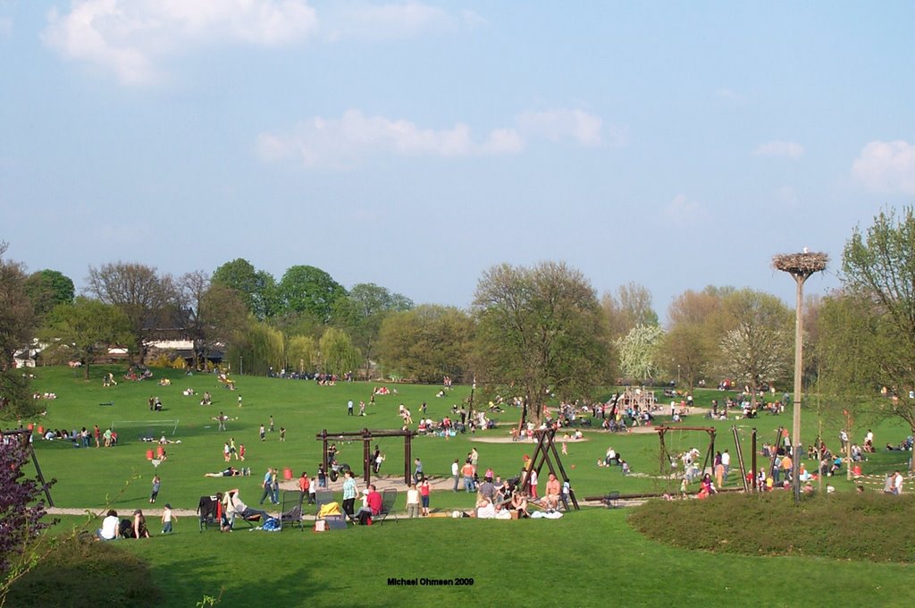 Im Luisenpark in Mannheim by Michael Ohmsen