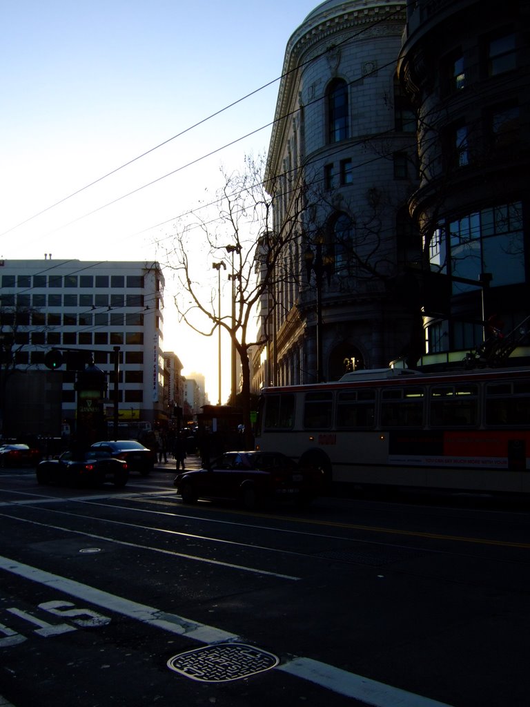 Eddy St from 890 Market St, San Francisco by Junya "Jun" Shimoda