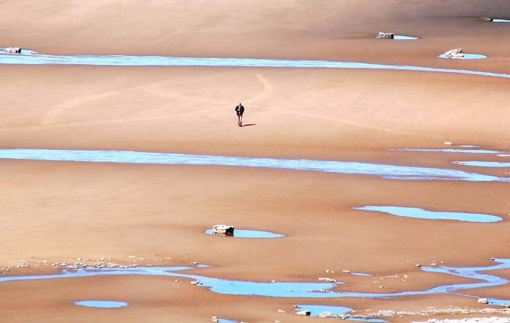 Low tide at Nashpoint South Wales by pol_ka