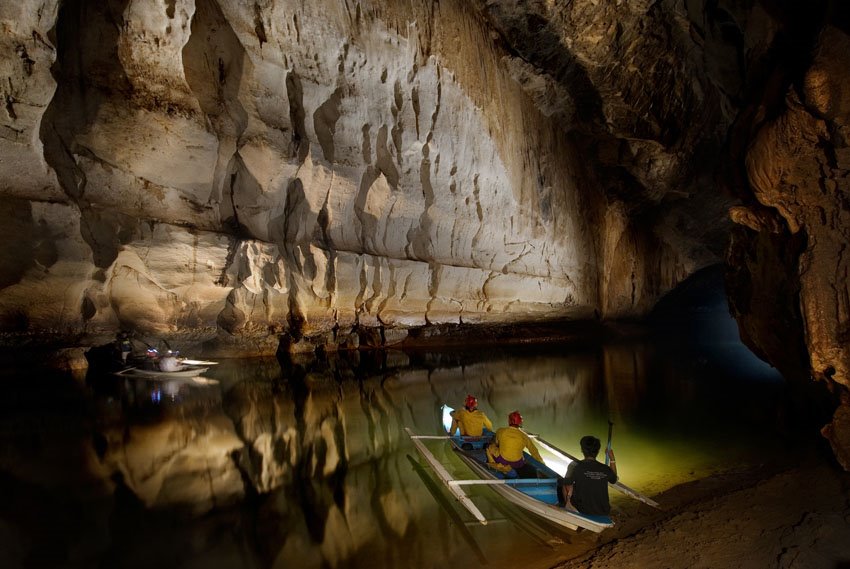 Subterranean River, sea level notches by La Venta