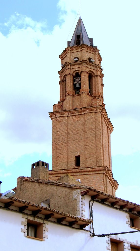 La Torre de El Frasno, desde la calle Bardají by P. Sanjuan