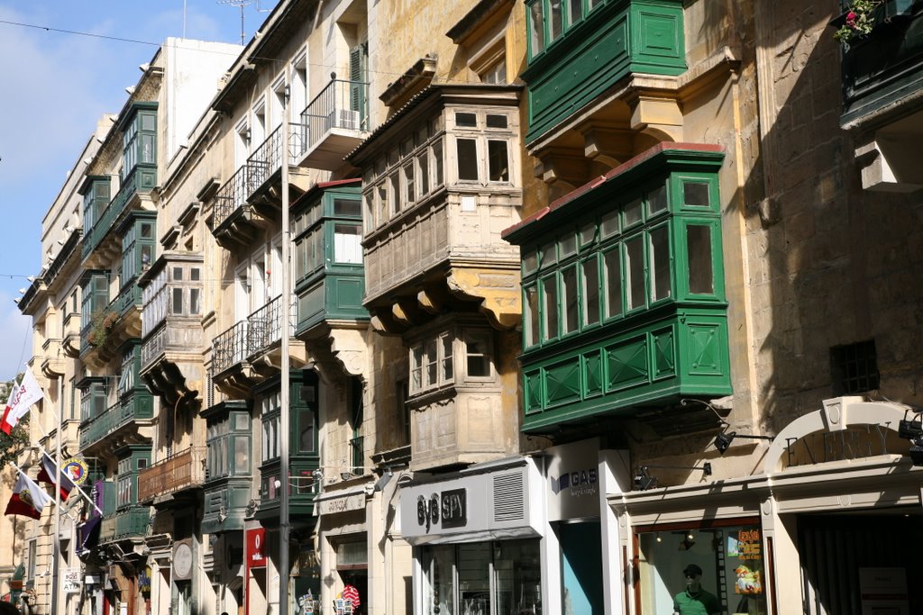 Balconies, Triq ir-Repubblika, Valetta, MT by desmet.geert