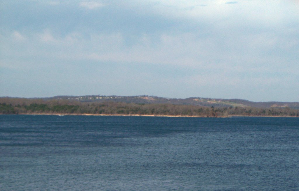 TABLE ROCK LAKE - AT THE DAM by © LK Kelley