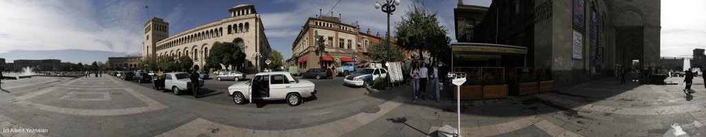 Abovyan Street at Republic Square by albert yeznaian