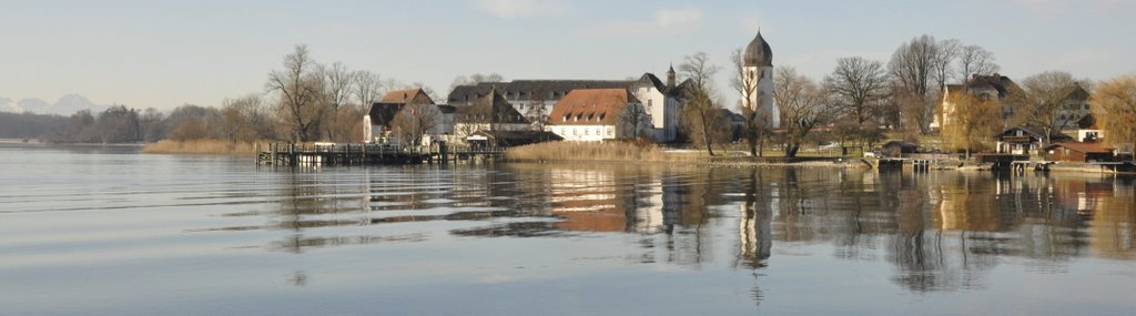 Bavaria - Chiemsee - Fraueninsel - Winter by Hubsi W