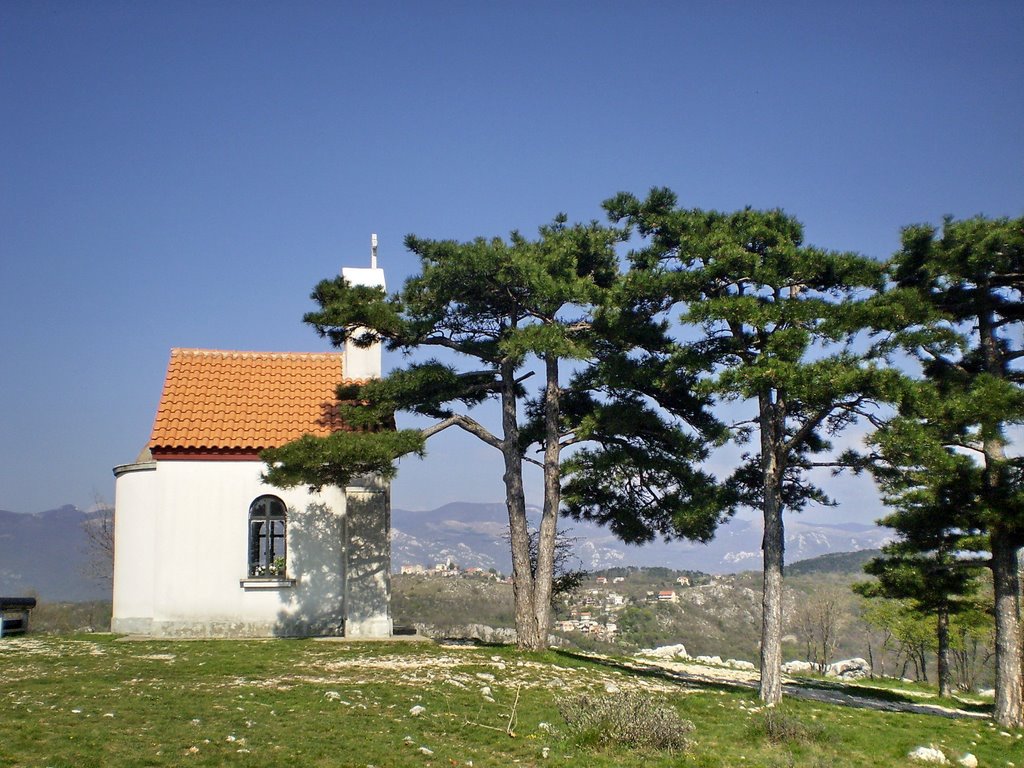 Veli vrh-The hill above Rijeka by Gordana Kvajo