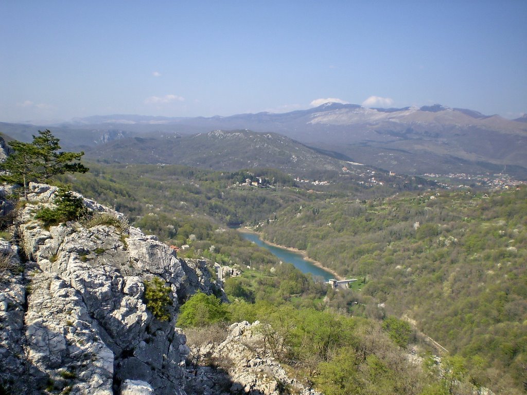 View on lake Valići by Gordana Kvajo