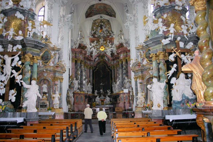 Klosterkirche Neuzelle Innenansicht by Commercialphot