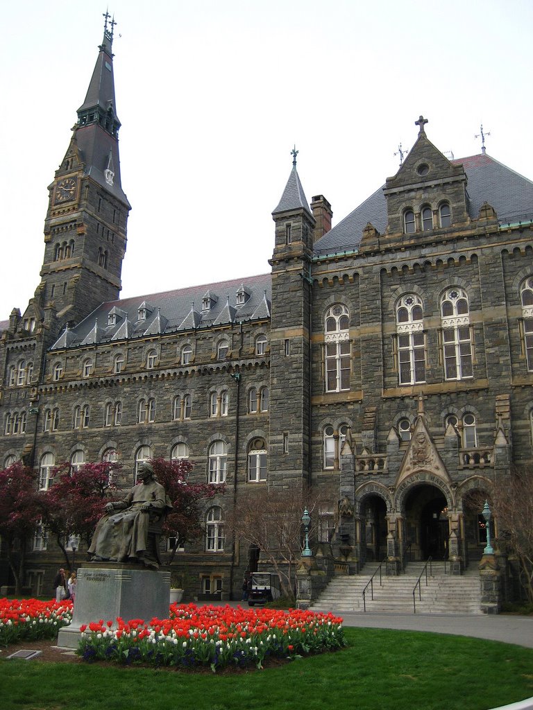 Georgetown university statue by goker.erdem1