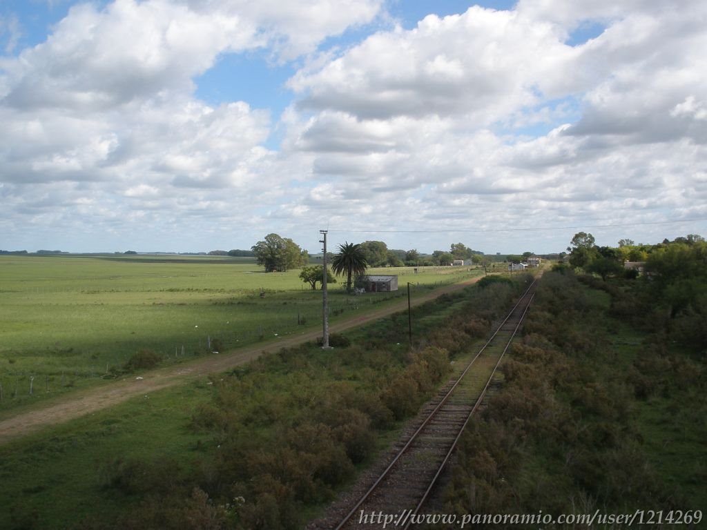 Vías del tren desde lo alto by diesgomo