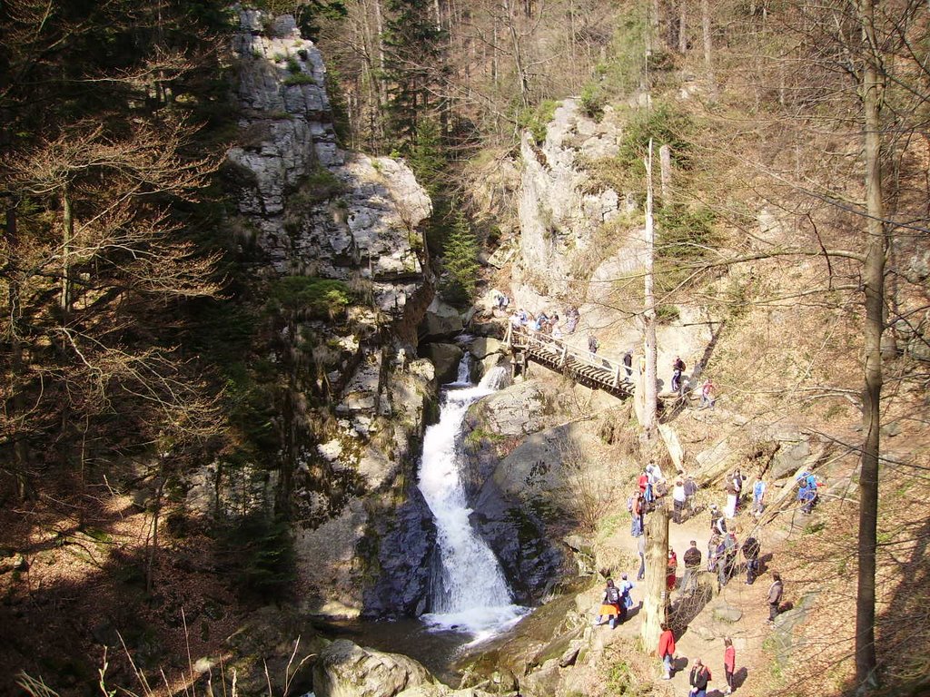 The Rešov falls from upper view point by metalman