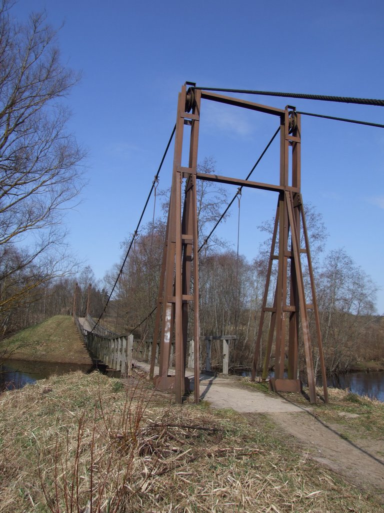 Bridge over River Iecava by Modris Putns