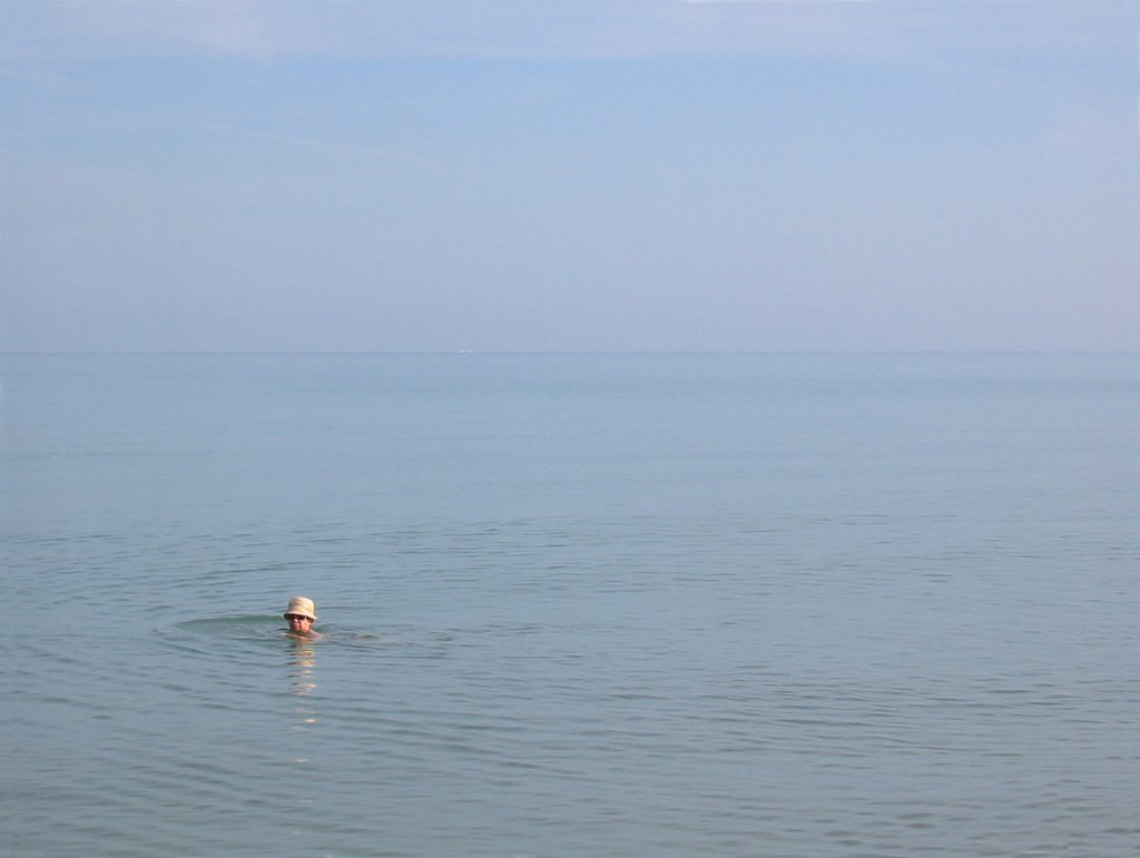 The Mediterranean from Las Brisas, Playa Les Marines, Denia, Spain by David Ian Wilson