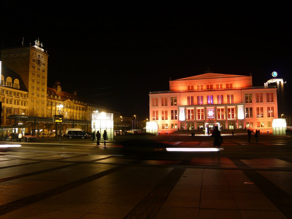 Oper und Krochhochhaus, Leipzig by ZenkStarr