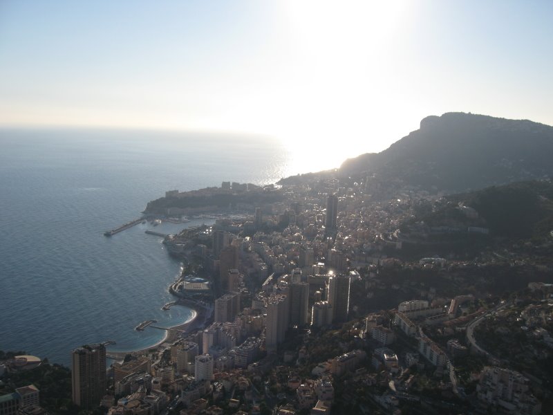 Picture taken from the paraglider, flying over Monaco by hubert.zumbach