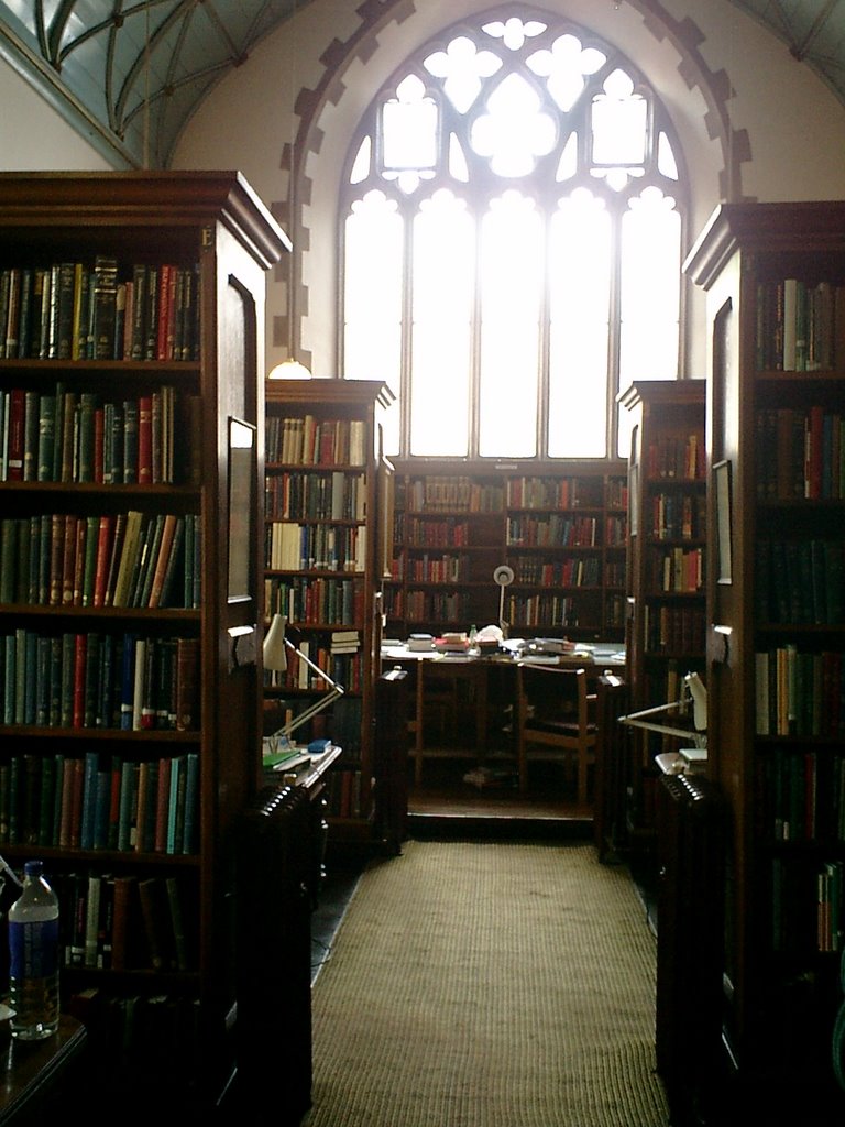 Oriel College, libary interior by nodale