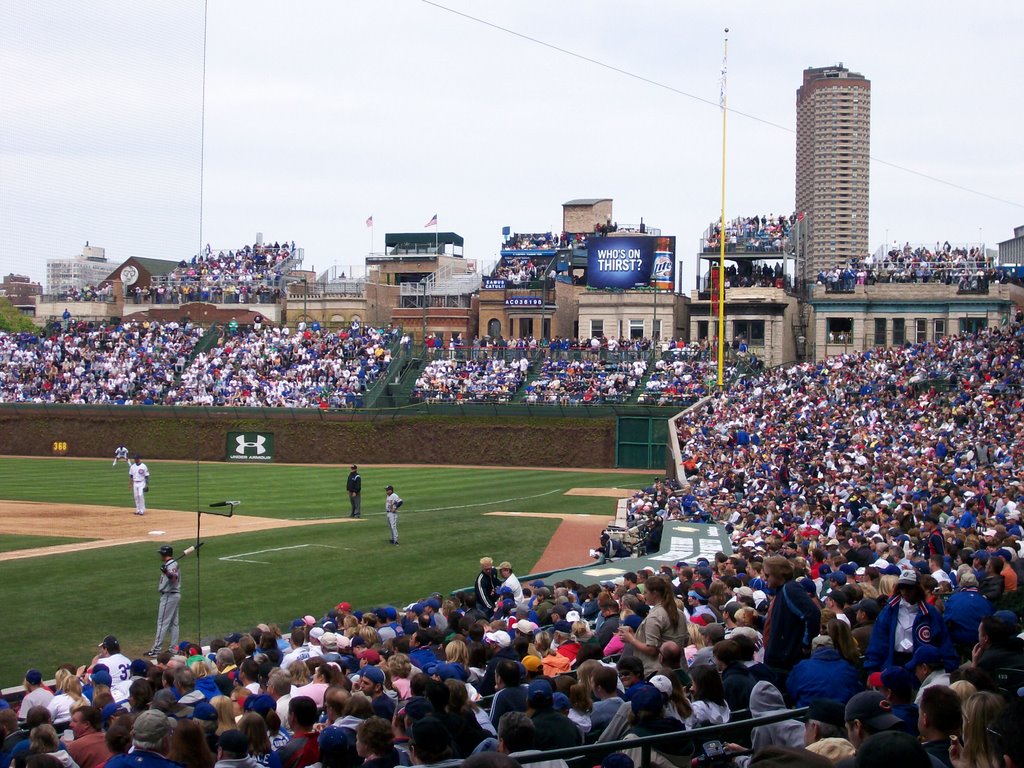 Wrigley Field - Home of the Chicago Cubs by Stefanie