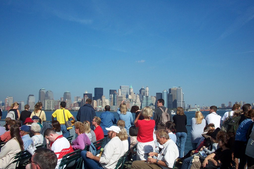 On the boat to Ellis Island 2002 by Hans R. van der Woud…