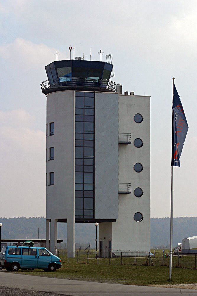 Augsburg Airport Tower by sh-mitte