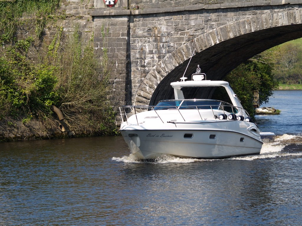 BOATING ON LOUGH ERNE CO/FERMANAGH by FLICKELLY