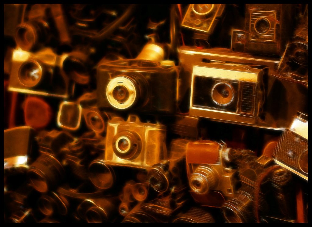 Old cameras, Souks - Marrakech by Peter Groenendijk