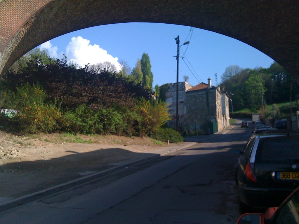 Meudon, sous le viaduc du RER, rue du Dr Arnaude by jpothier