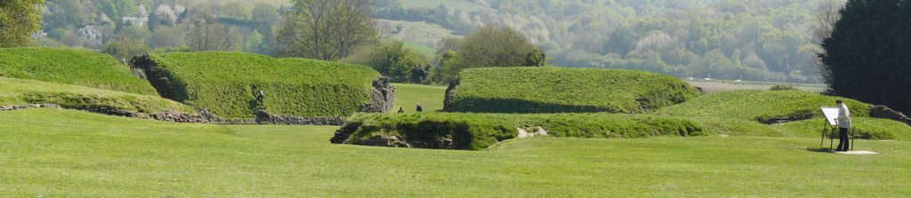 Roman amphitheatre. by A Davies