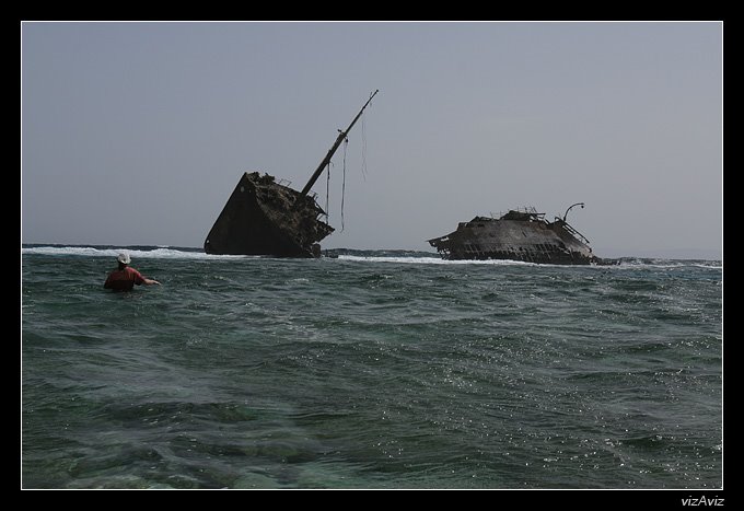 Nabq - Maria Schroeder wreck by Konstantin Hoshana