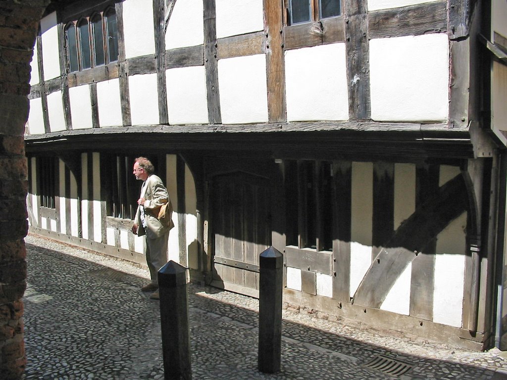 Ledbury Heritage Centre, Tudor timbered building (c.1500) Church Lane, Ledbury, Herefordshire, UK by David Ian Wilson