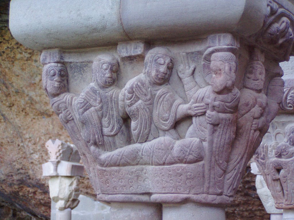 San Juan de la Pena, capitel del claustro by Willi Holzhammer