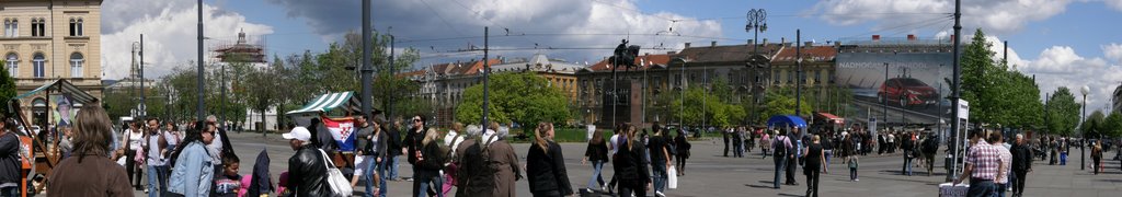 Zagreb,Trg kralja Tomislava by Velimir Durdenic