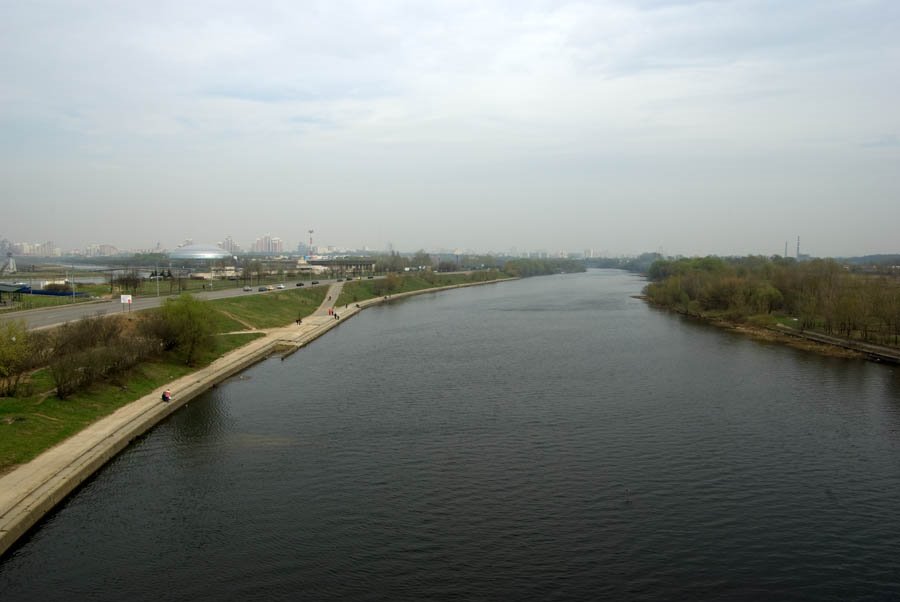 Вид на Москва-реку и спорткомплекс "Крылатское" / View at the Moskva River and the sport centre "Krylatskoe" (13/04/2008) by Dmitry A.Shchukin