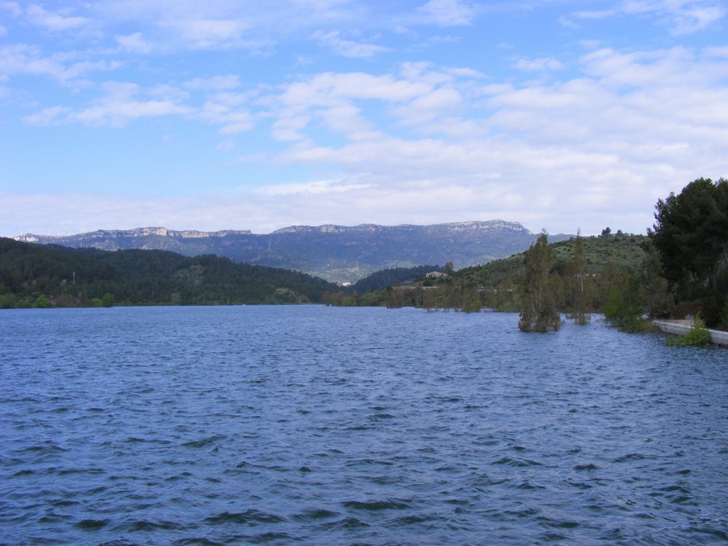 Embalse de Riudecañes, Tarragona, visto desde la presa. by hilberg