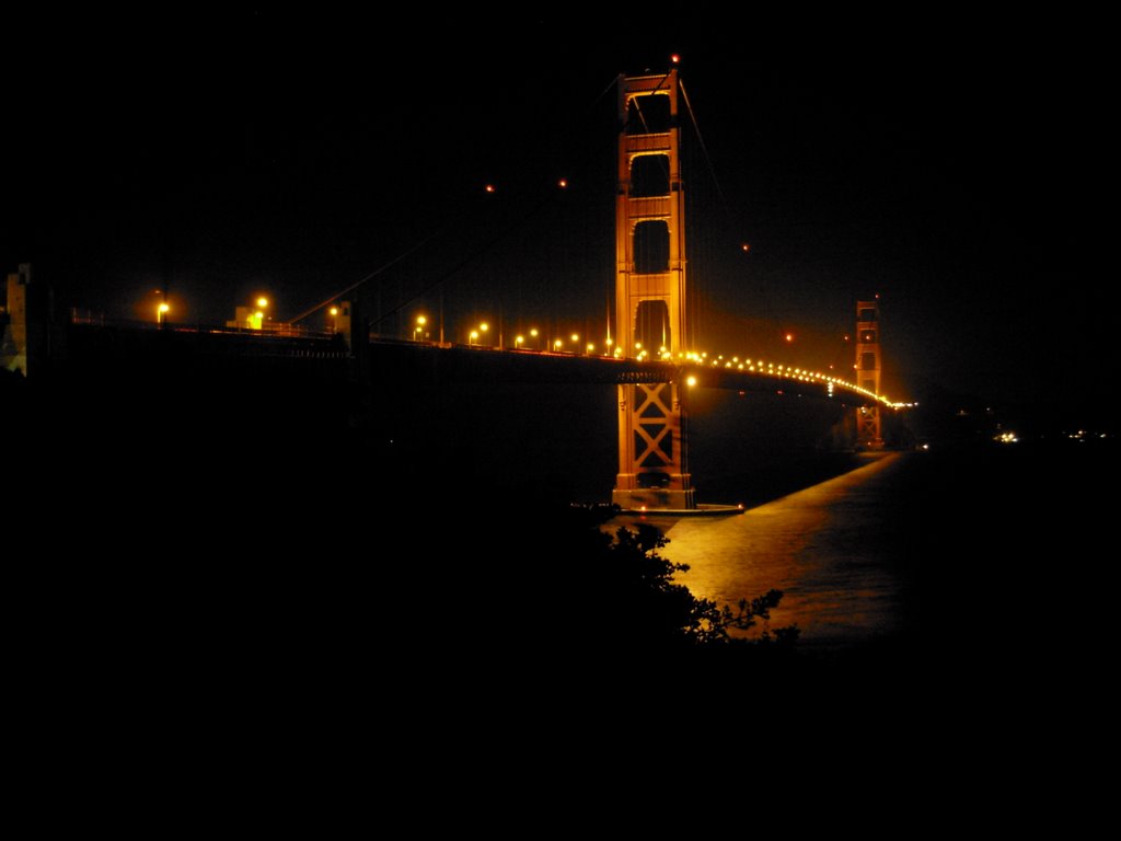 Golden Gate Bridge @ Night by jaydecay57