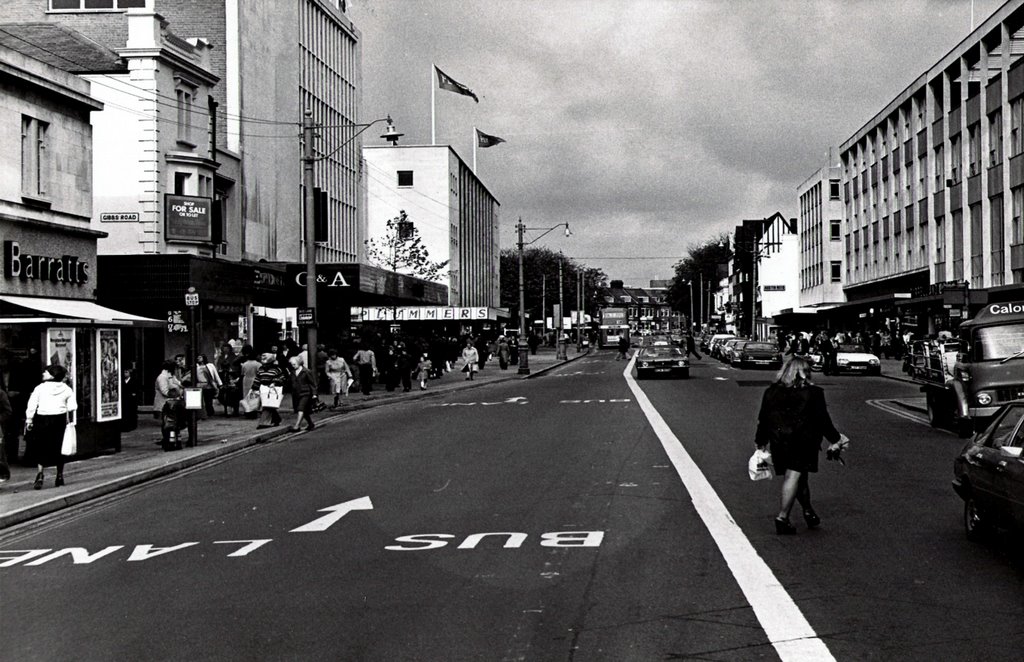 Above Bar Street, Southampton,1977 by Kelvin Sweet