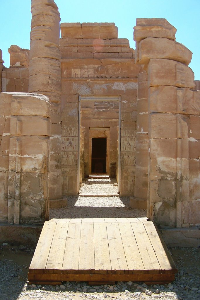 Deir Al-Haggar Temple - dakhla O'asis by Yasser El-Rasoul