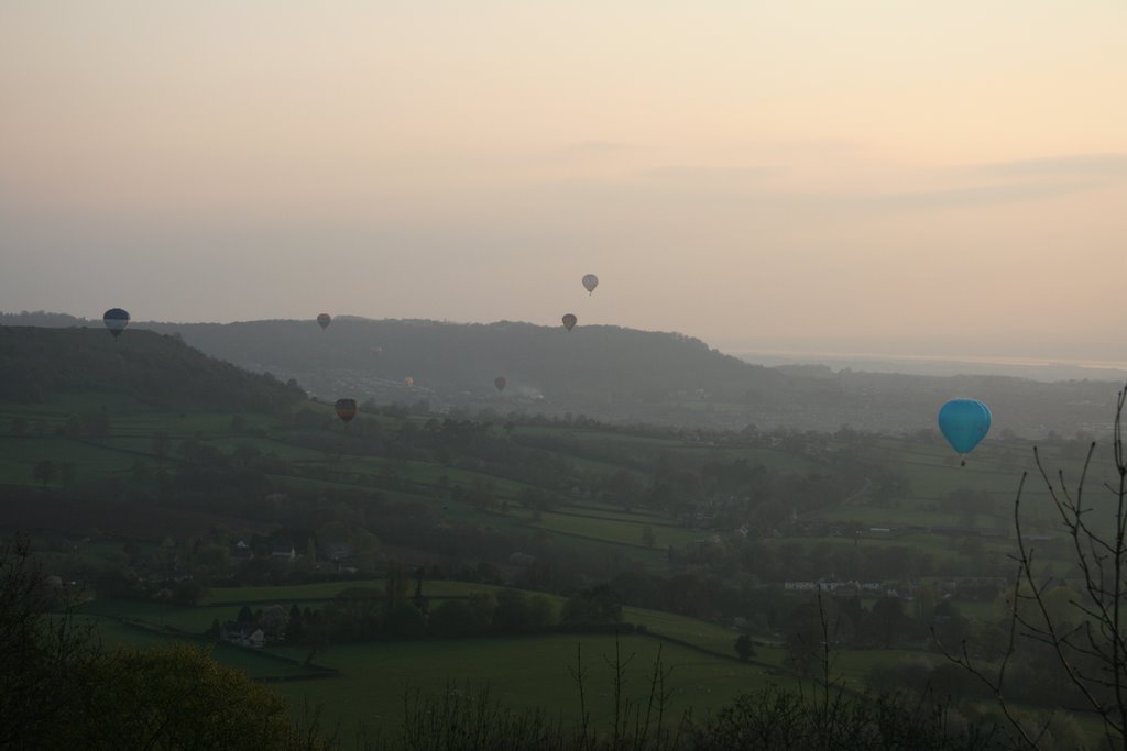 Balloons over Dursley by DavidGethyn-Jones