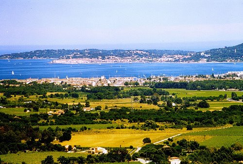 St Tropez Bay from Grimaud by Gordon Abben