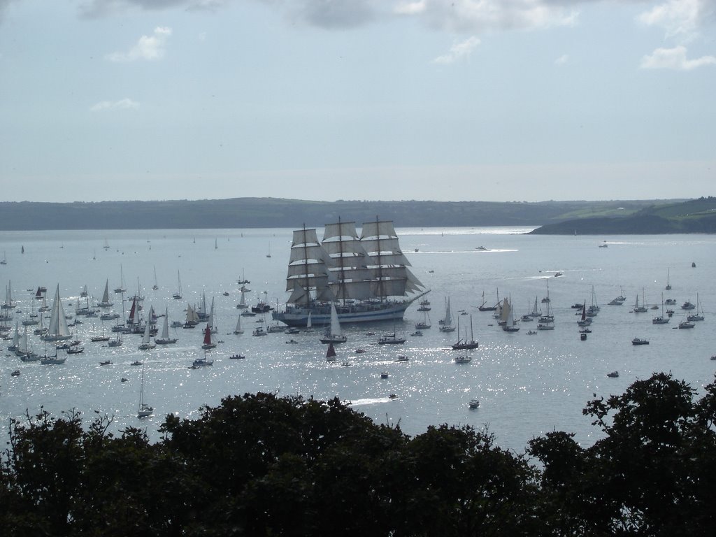 Falmouth Bay - Tall Ships 2008 by chrismorcom