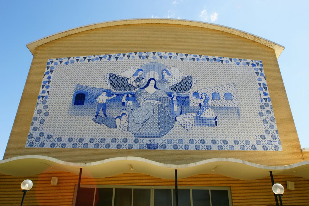 Painel em azulejo da Igreja de Santa Rita de Cássia by sgtrangel