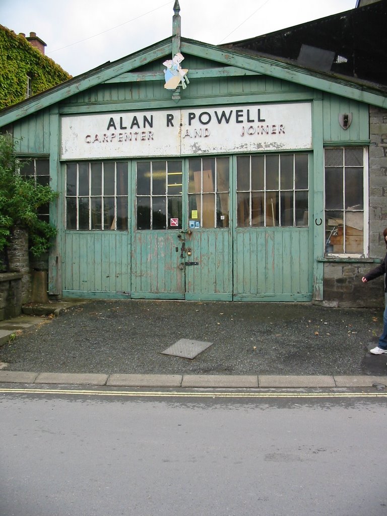 Alan R. Powell workshop, Carpenter and Joiner, Hay-on-Wye, Powys, Wales, UK by David Ian Wilson