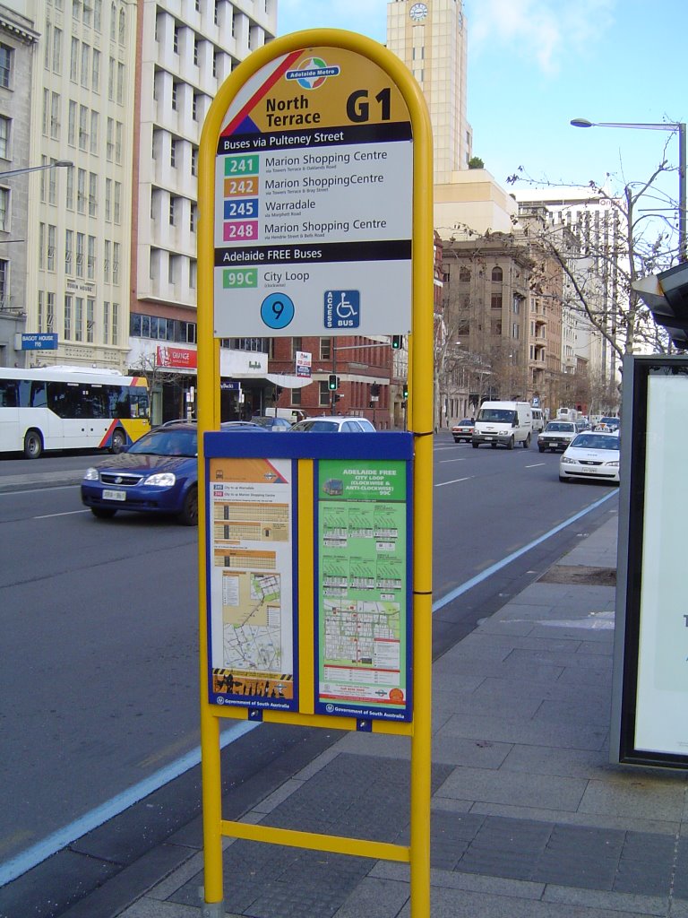 Stop G1 North Tce - Northern side by admetro_gis