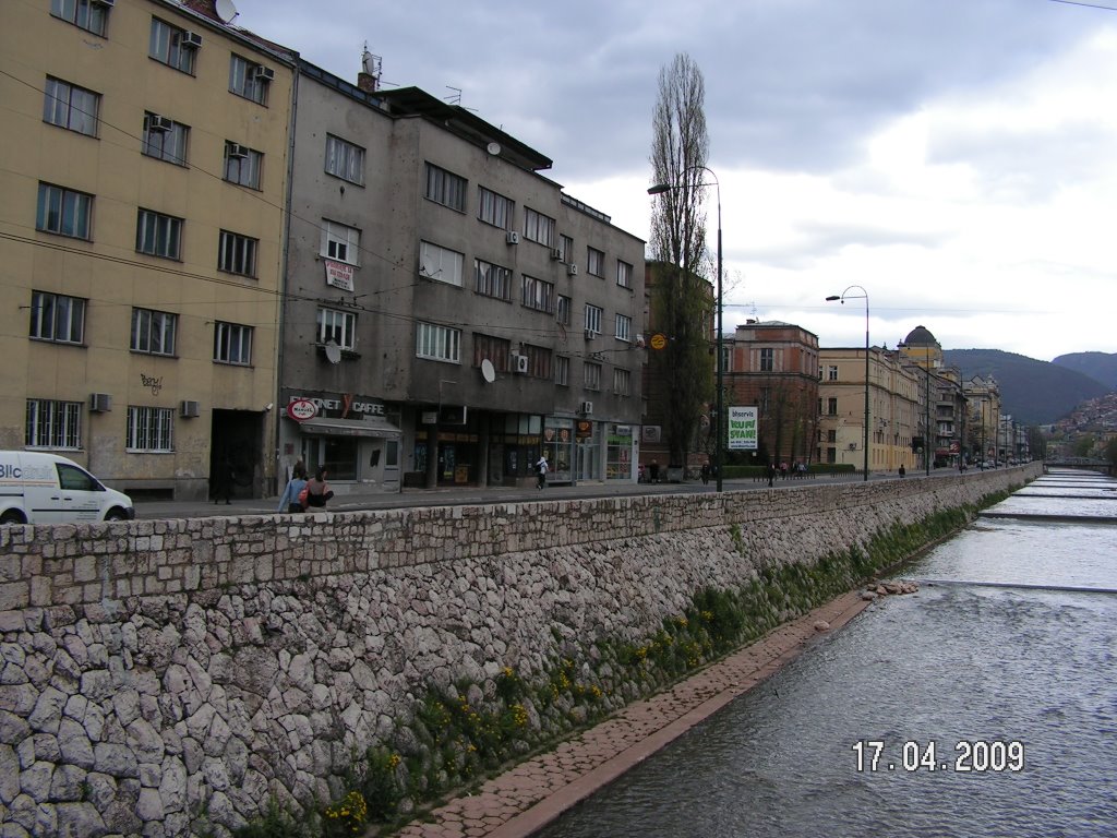 Sarajevo- Riverside Miljacka by Zrinko Lastro