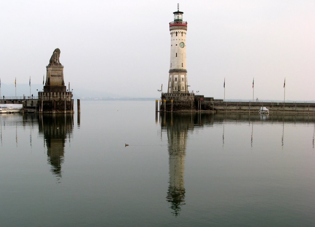 Lindau, entrata del porto by Claudio Pedrazzi