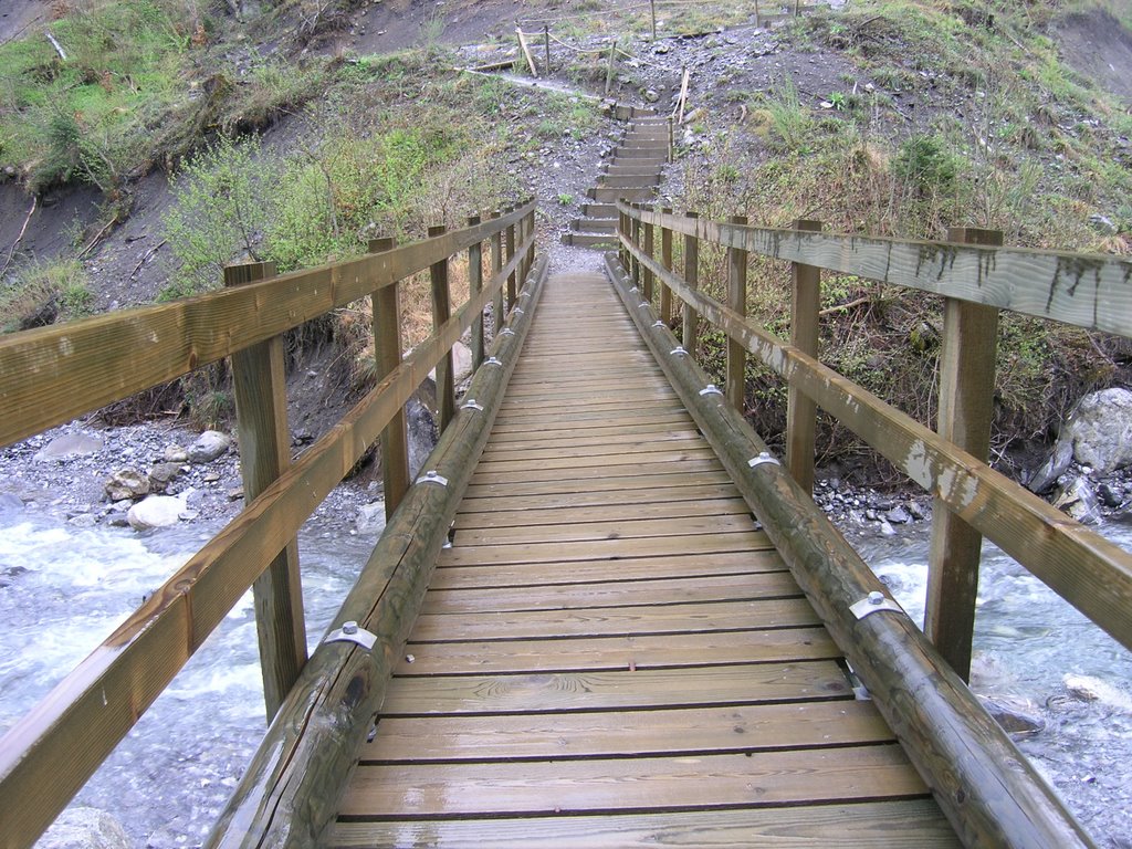 Brücke in der Ranft bei Flüeli by Zinsel