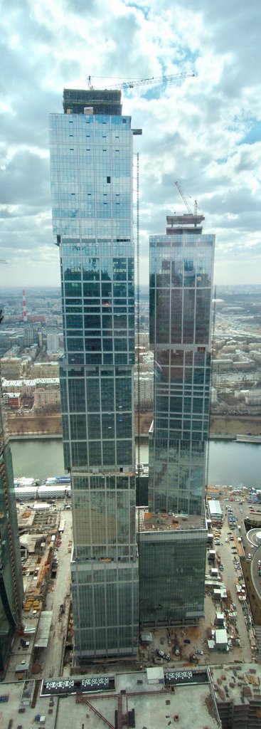 View to "City of Capitals" from Federation Tower by IPAAT