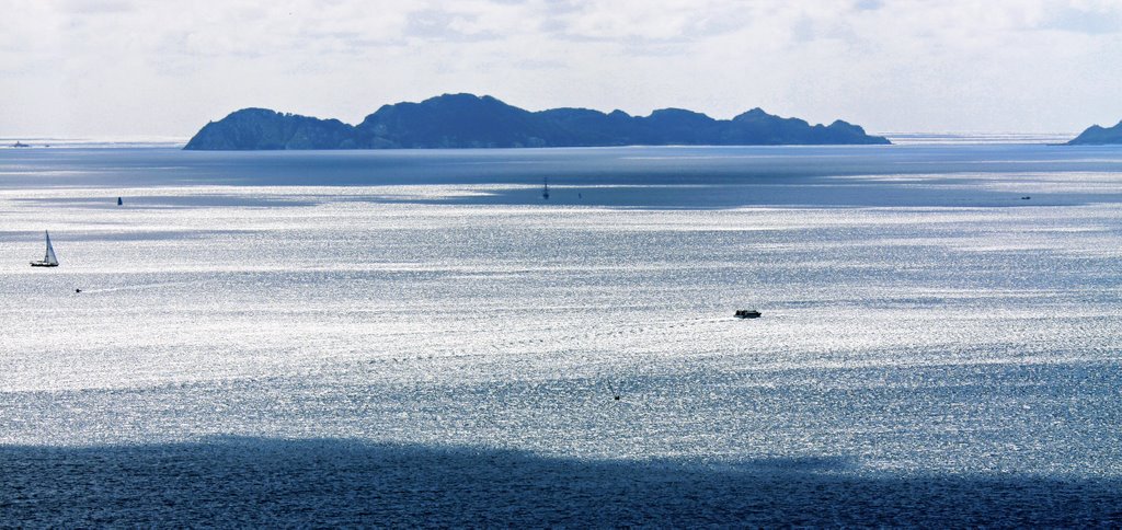 Vista de las Islas Cies by helena Blein