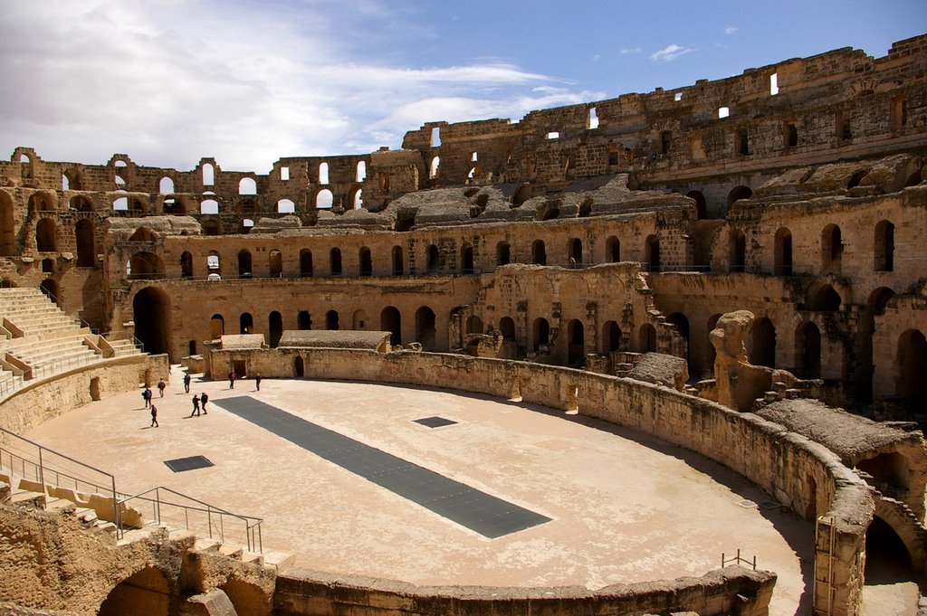 El Jem, Tunisia by Andre Sadowski