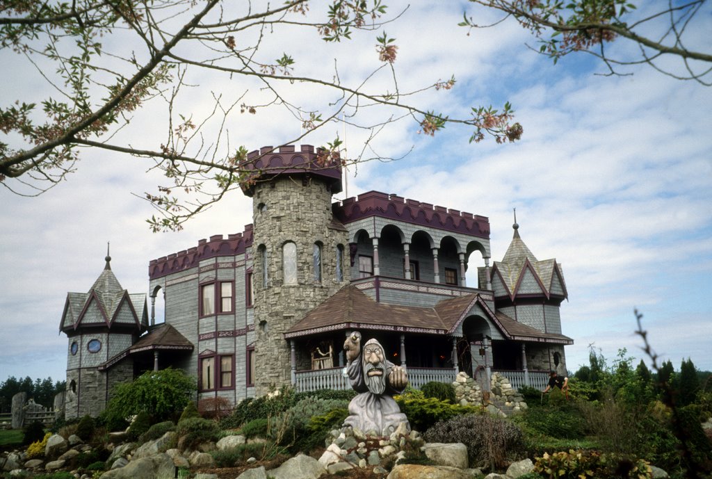 Whimsical castle, Sequim, Washington by waldport99