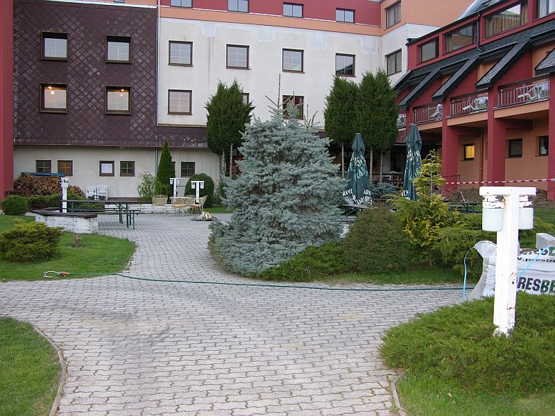 Hotel Panorama, inner yard by Familie Pustylnik